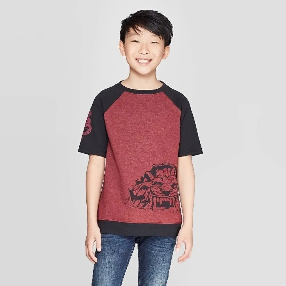 (5/$25) Aladdin French Terry Short Sleeve Top